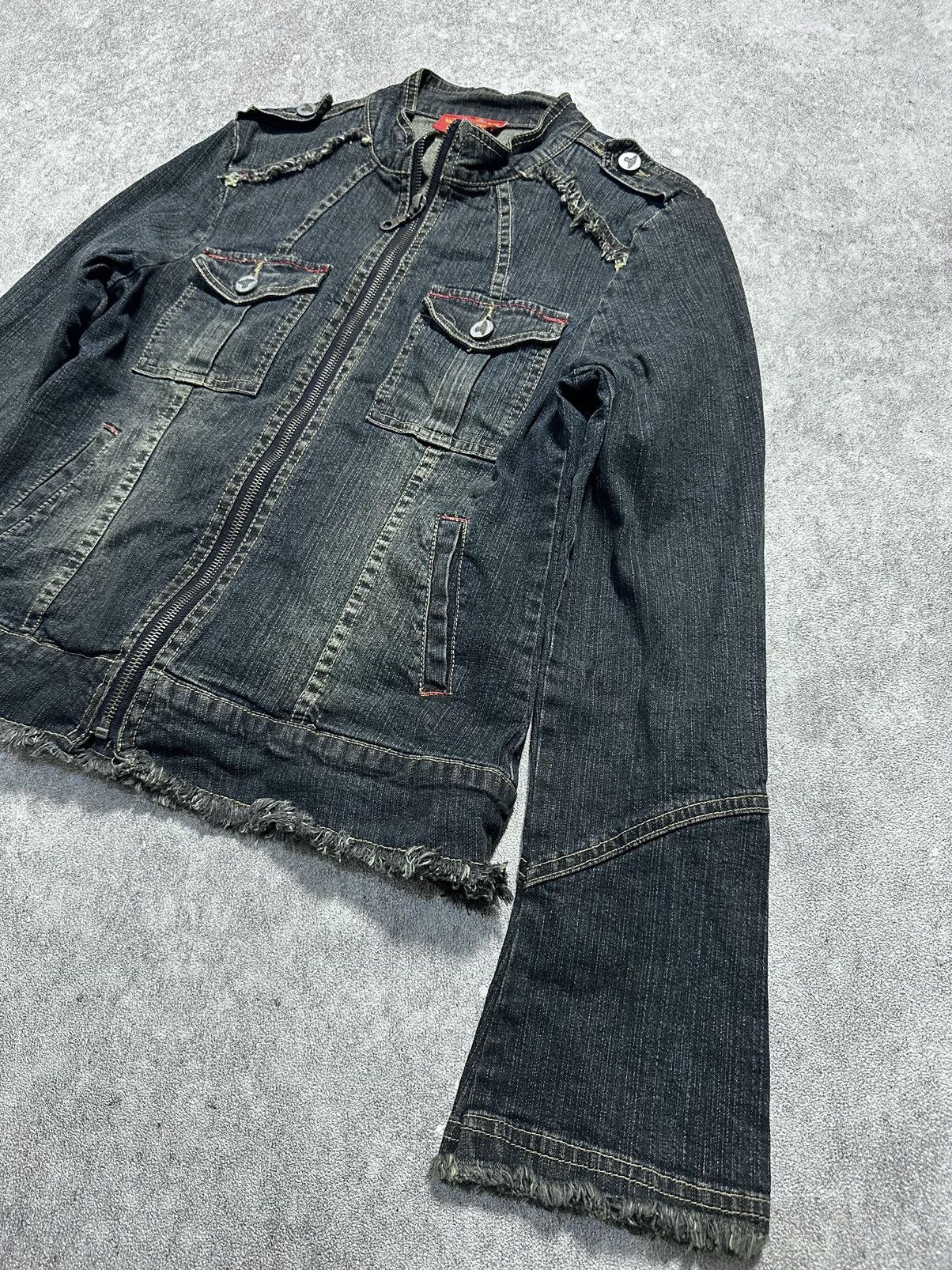 Vivienne Westwood Vintage Vivienne Westwood Red Label Distressed Denim Jacket Size US M / EU 48-50 / 2 - 3 Thumbnail