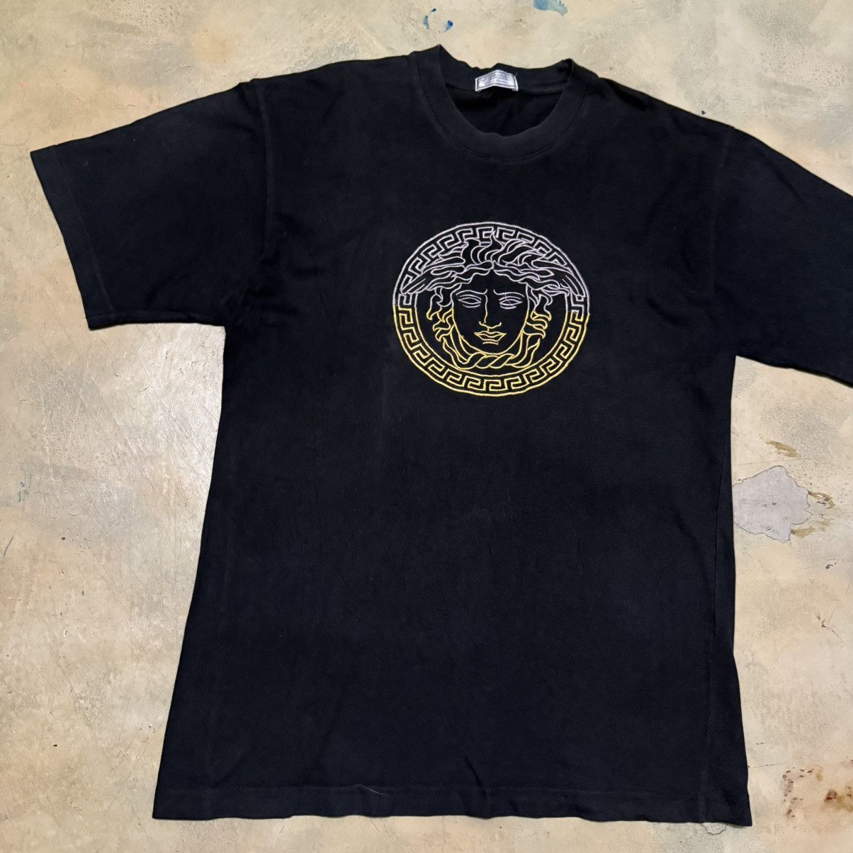 Versus Versace Versus Gianni Versace Big Logo T Shirt Size US L / EU 52-54 / 3 - 4 Thumbnail
