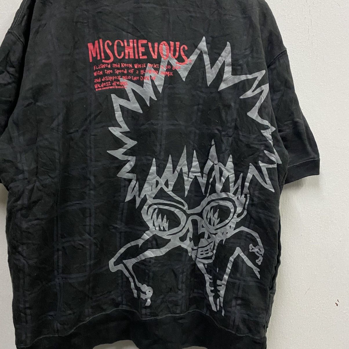 Seditionaries Rare Vintage 90s Mischievous Skunk Plaid Button Emi Nakayama Size US M / EU 48-50 / 2 - 6 Thumbnail
