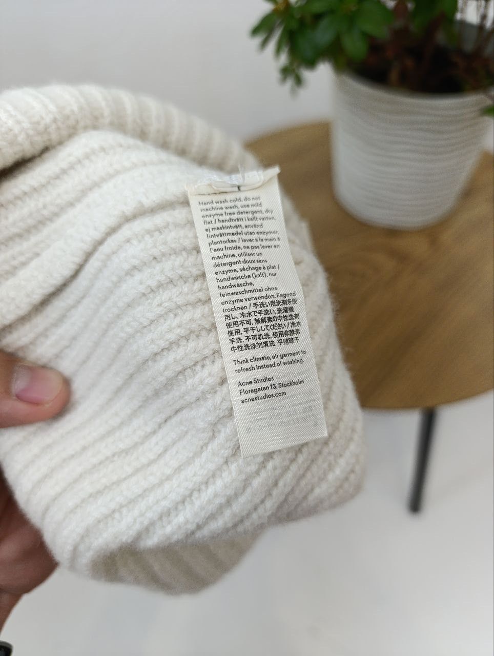 Acne Studios Acne Studios Hat Knitted Vintage Box Logo Face Wool Size ONE SIZE - 9 Thumbnail