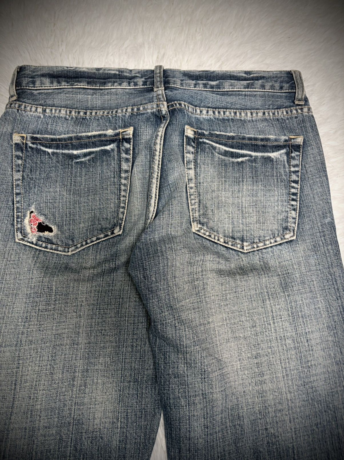 Japanese Brand Rare Japanese Brand kimono flared jeans Size US 32 / EU 48 - 6 Thumbnail