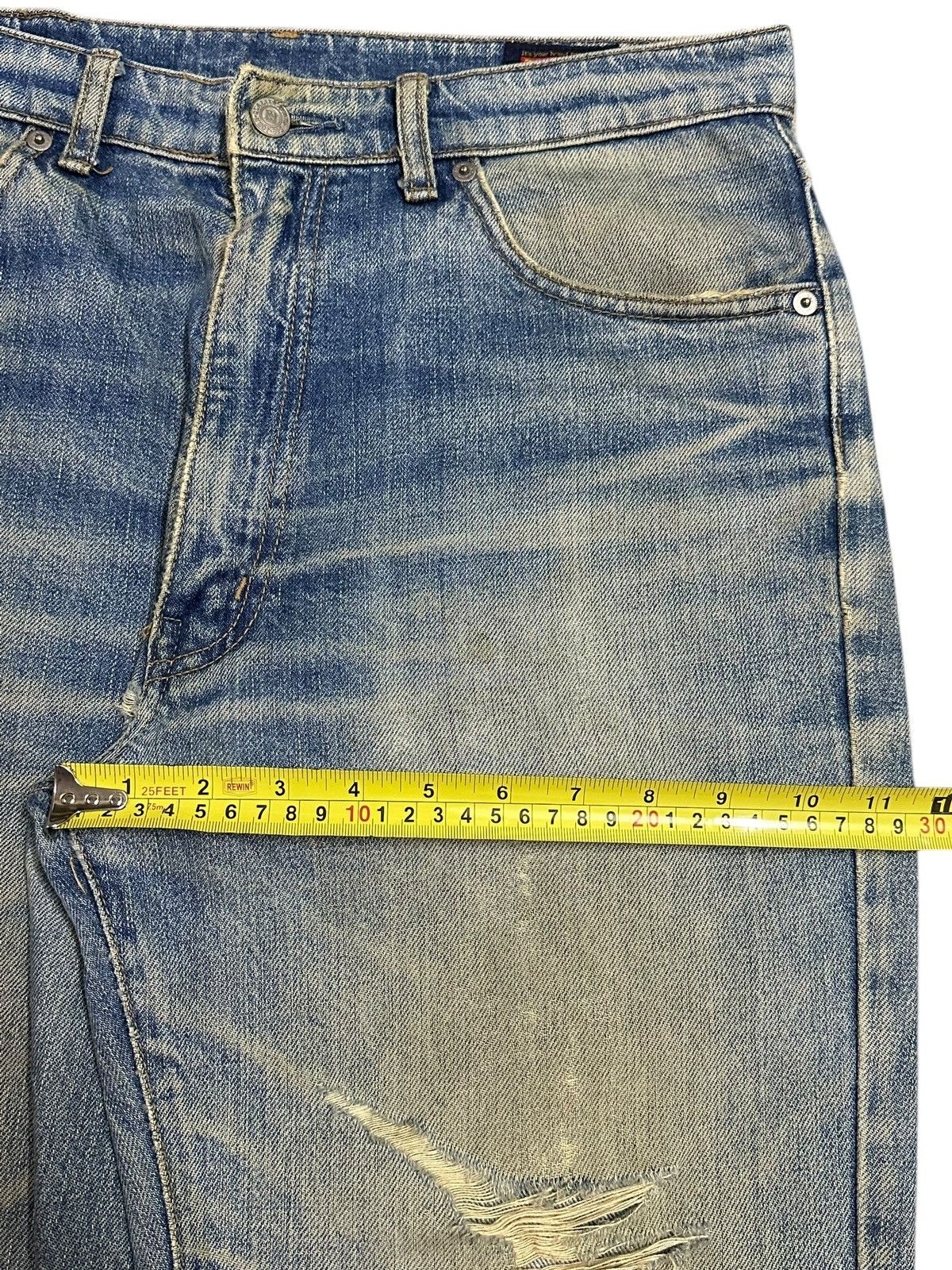 Big John Vintage Big John Mud Wash Distressed Baggy Jeans Size US 32 / EU 48 - 15 Thumbnail