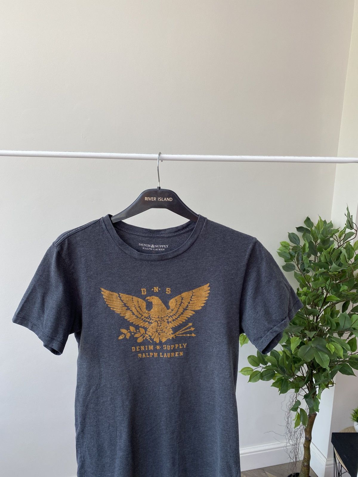 Denim & Supply Ralph Lauren × Polo Ralph Lauren × Vintage Denim & Supply Ralph Lauren Vintage T-Shirt Eagle Printed Size US S / EU 44-46 / 1 - 5 Thumbnail