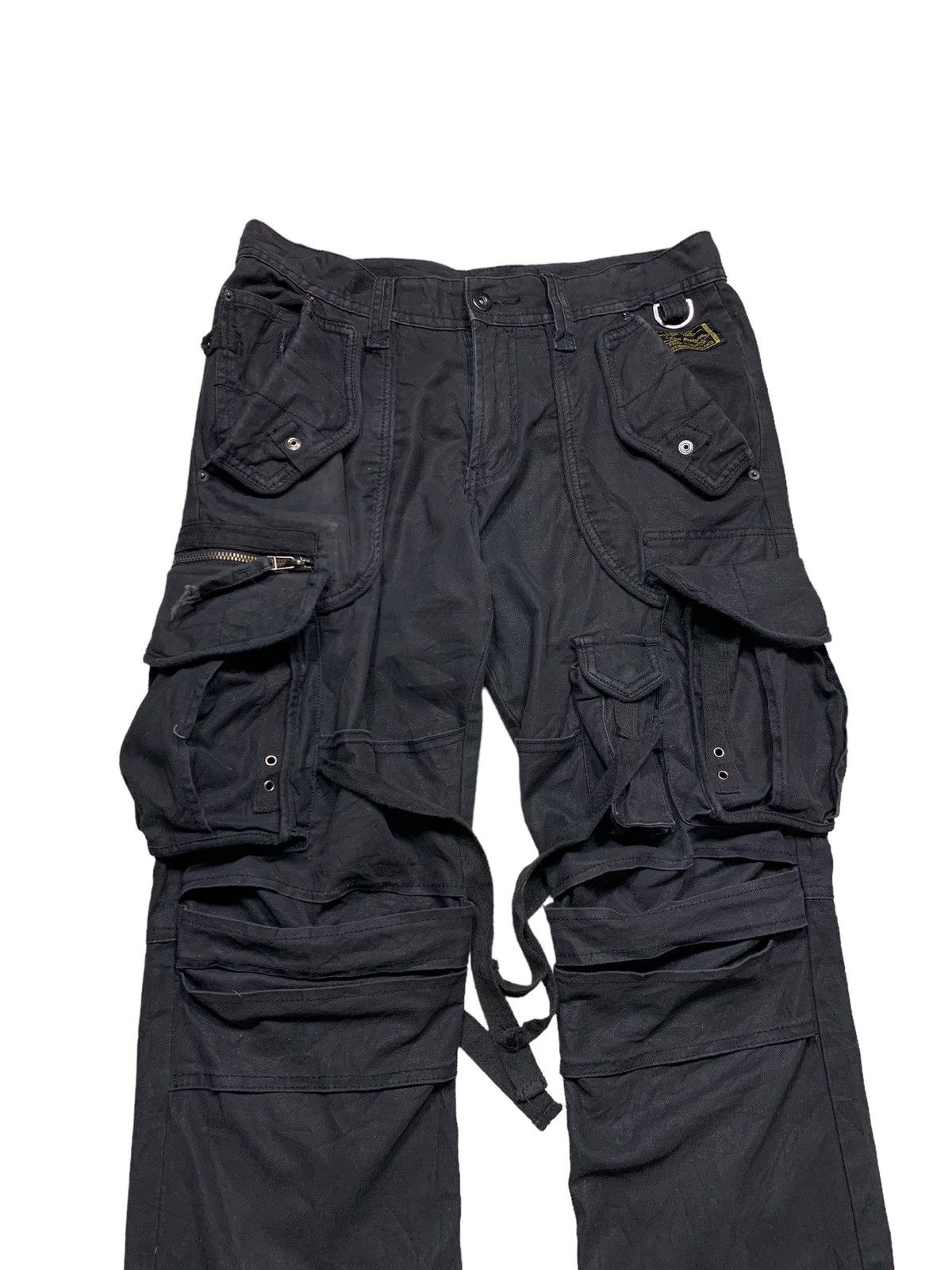 image of Jack Rose Jackrose Luv Mansion Cargo Pants Tactical Military in Black, Men's (Size 33)