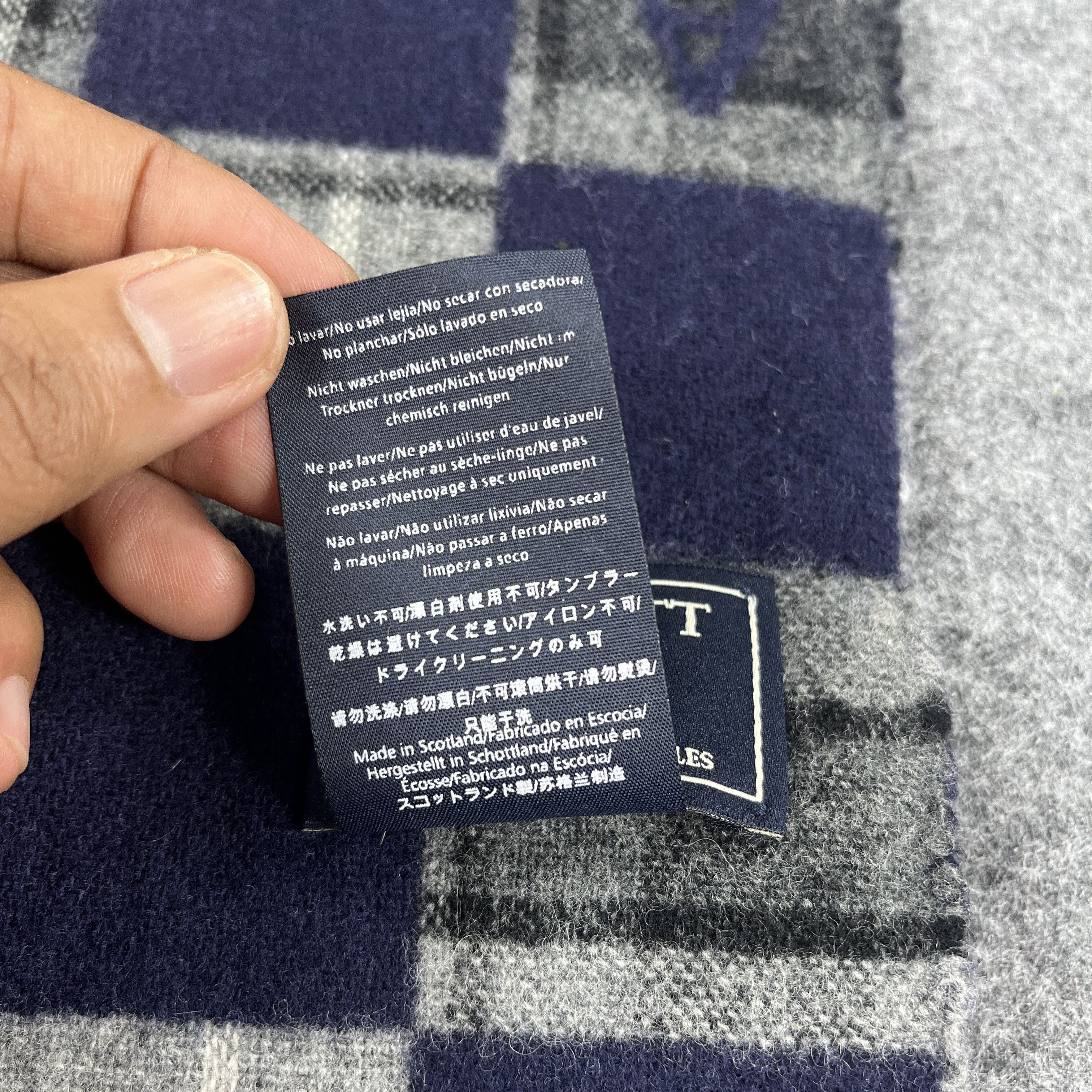Hackett × Vintage Hackett Scarf / Muffler / Neckwear T1029 Size ONE SIZE - 6 Thumbnail