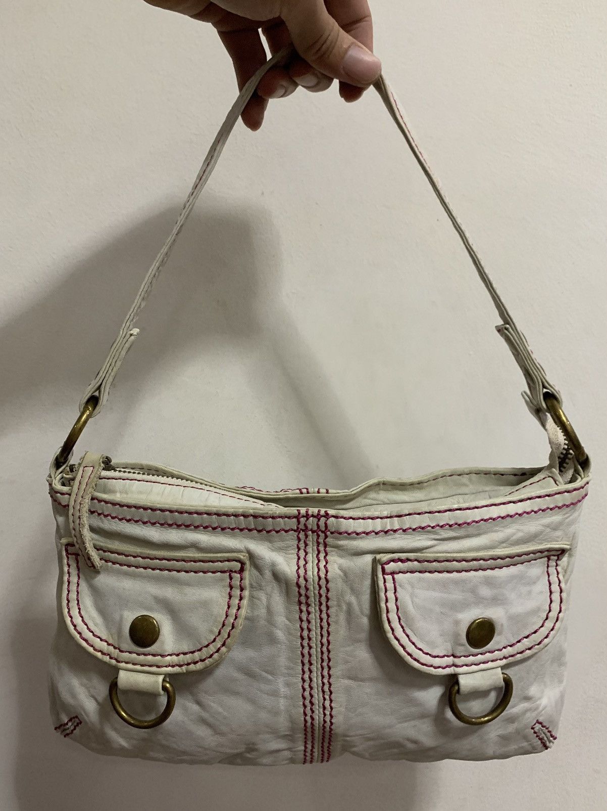 Japanese Brand Tambu Leather Shoulder Bag Minami Size ONE SIZE - 1 Thumbnail