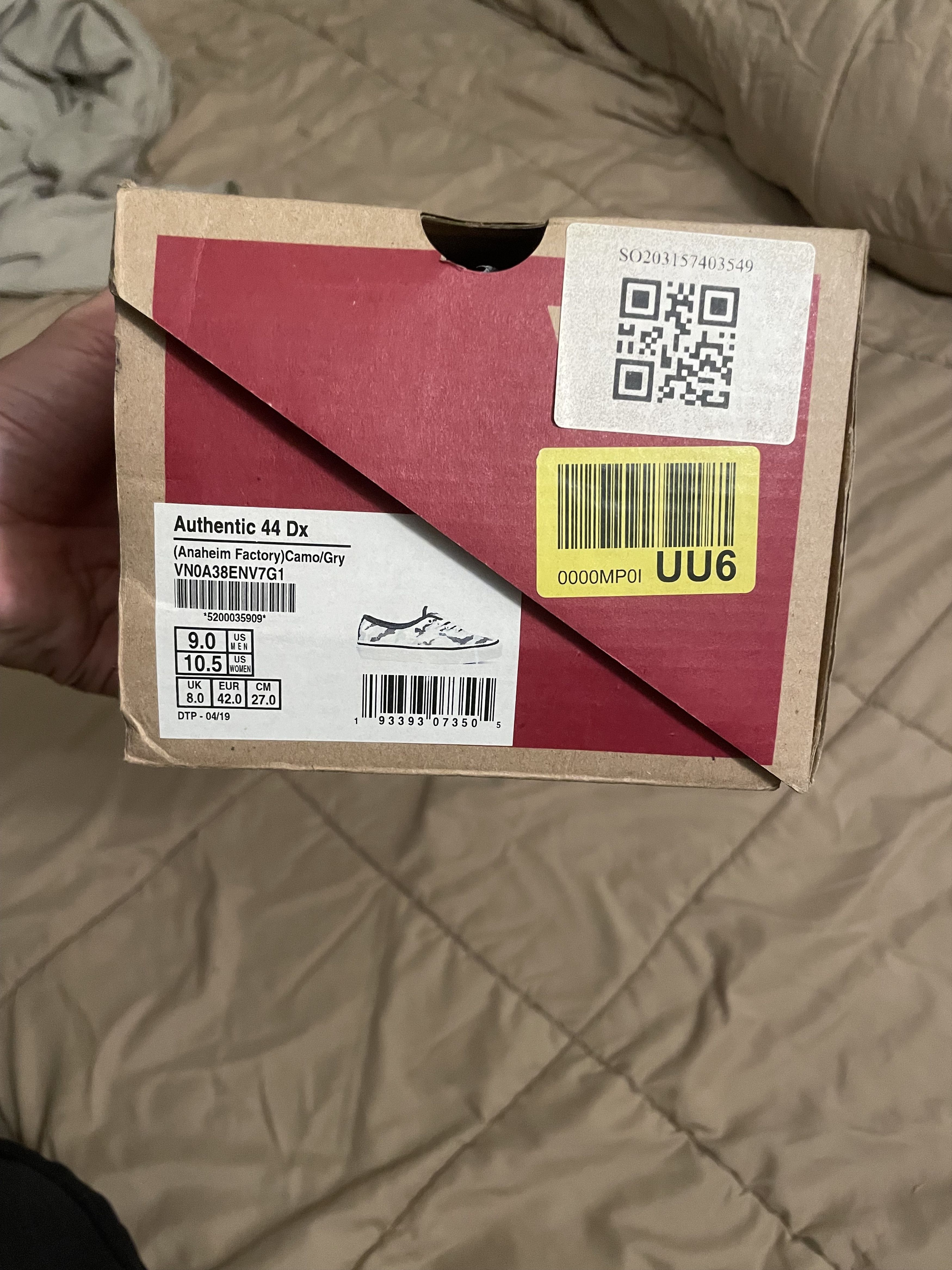 Vans Vans Authentic 44 DX Gray Camo Size US 9 / EU 42 - 6 Thumbnail
