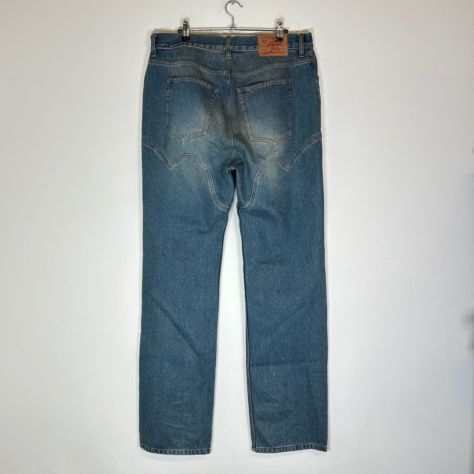 Y/Project Y/Project Lightwash Cowboy Chaps Jeans Size US 33 - 2 Thumbnail