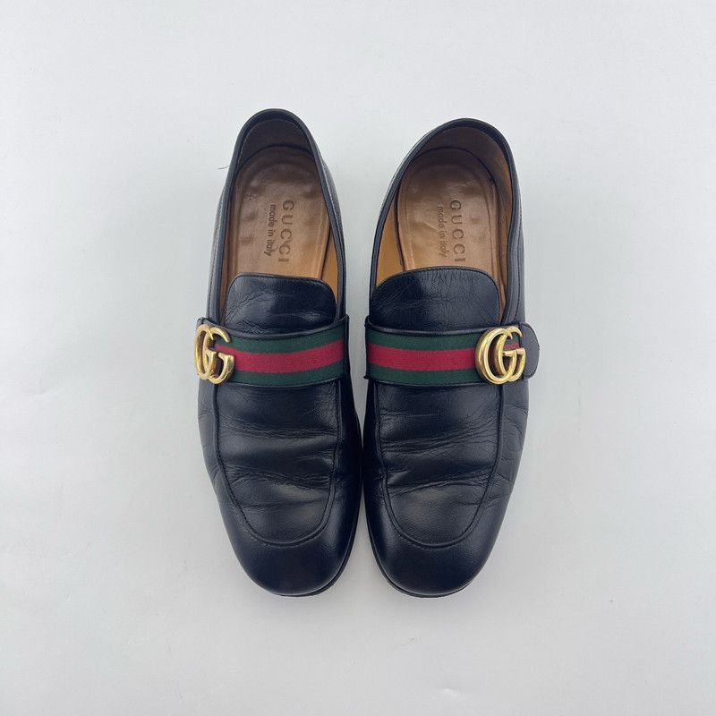 Gucci Gucci Black Casual Slip-On Shoes for Men - Size US 7.5 / EU 40-41 - 2 Thumbnail