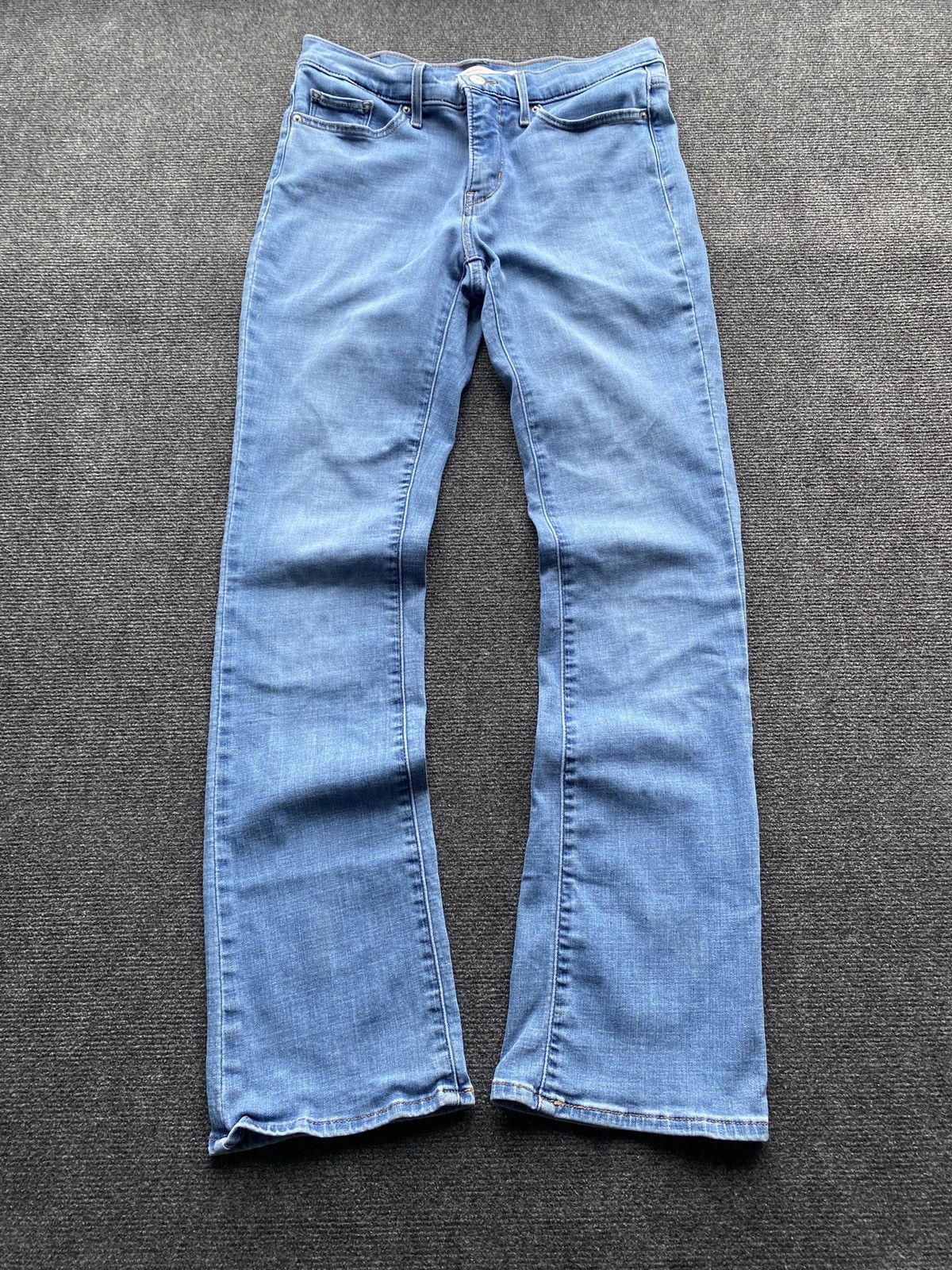 Levi's 🔥Levis 315 Shaping Bootcut 29 Jeans women sexy alt goth Size 29" - 21 Thumbnail
