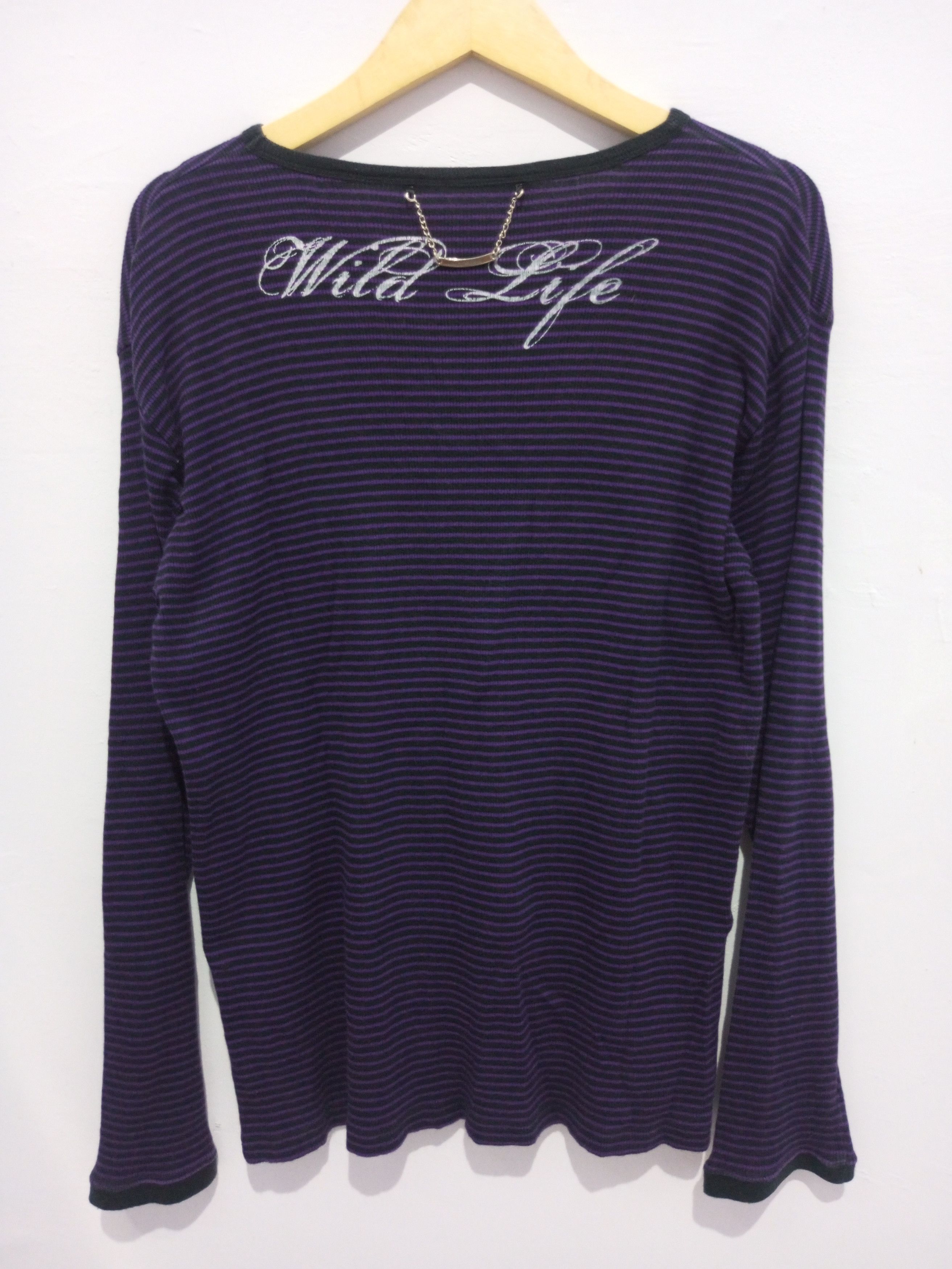 Japanese Brand Japanese mild life poem long sleeve tshirt Size US L / EU 52-54 / 3 - 4 Thumbnail