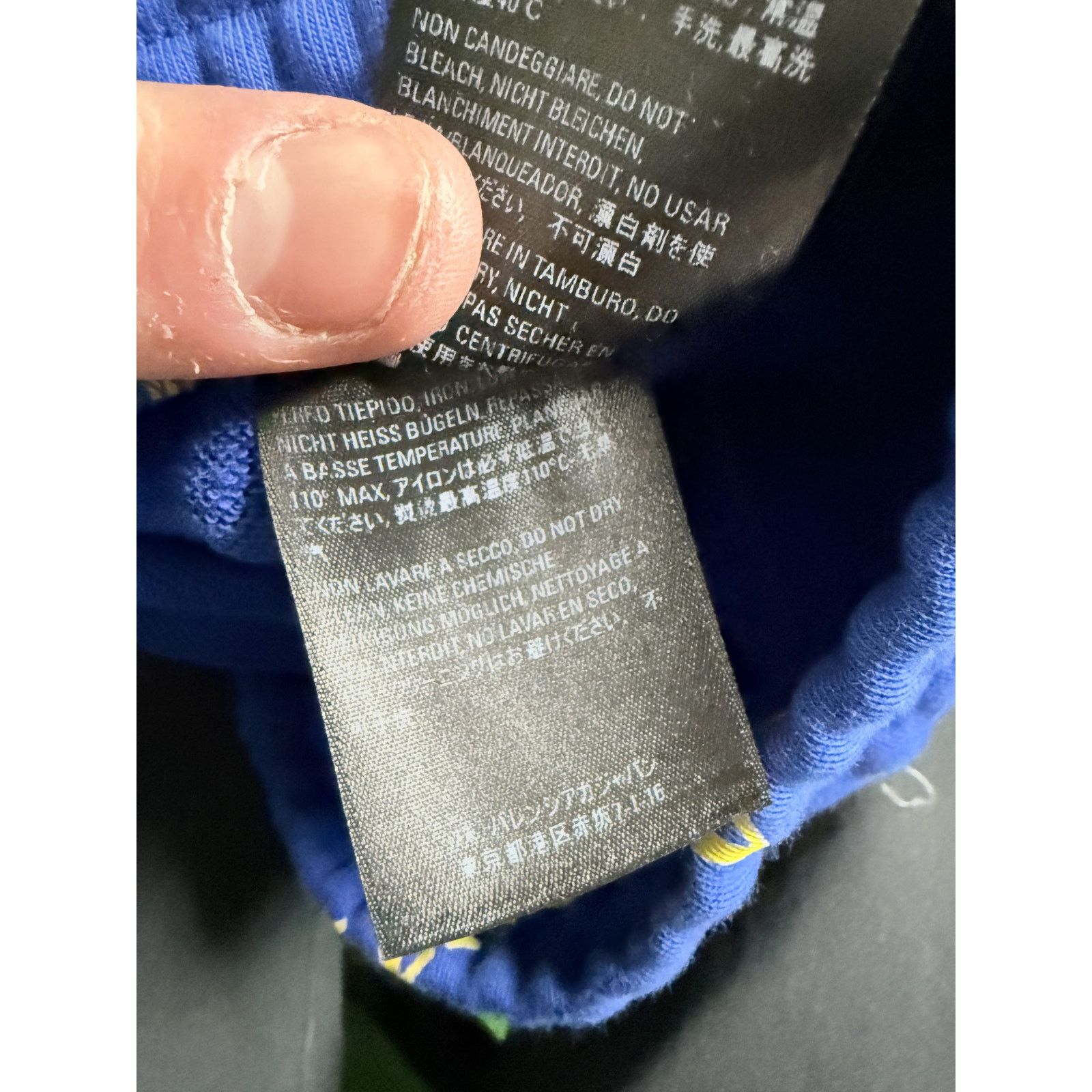 Balenciaga Balenciaga All Over Sweats Blue Yellow Used Small Size US 30 / EU 46 - 6 Thumbnail