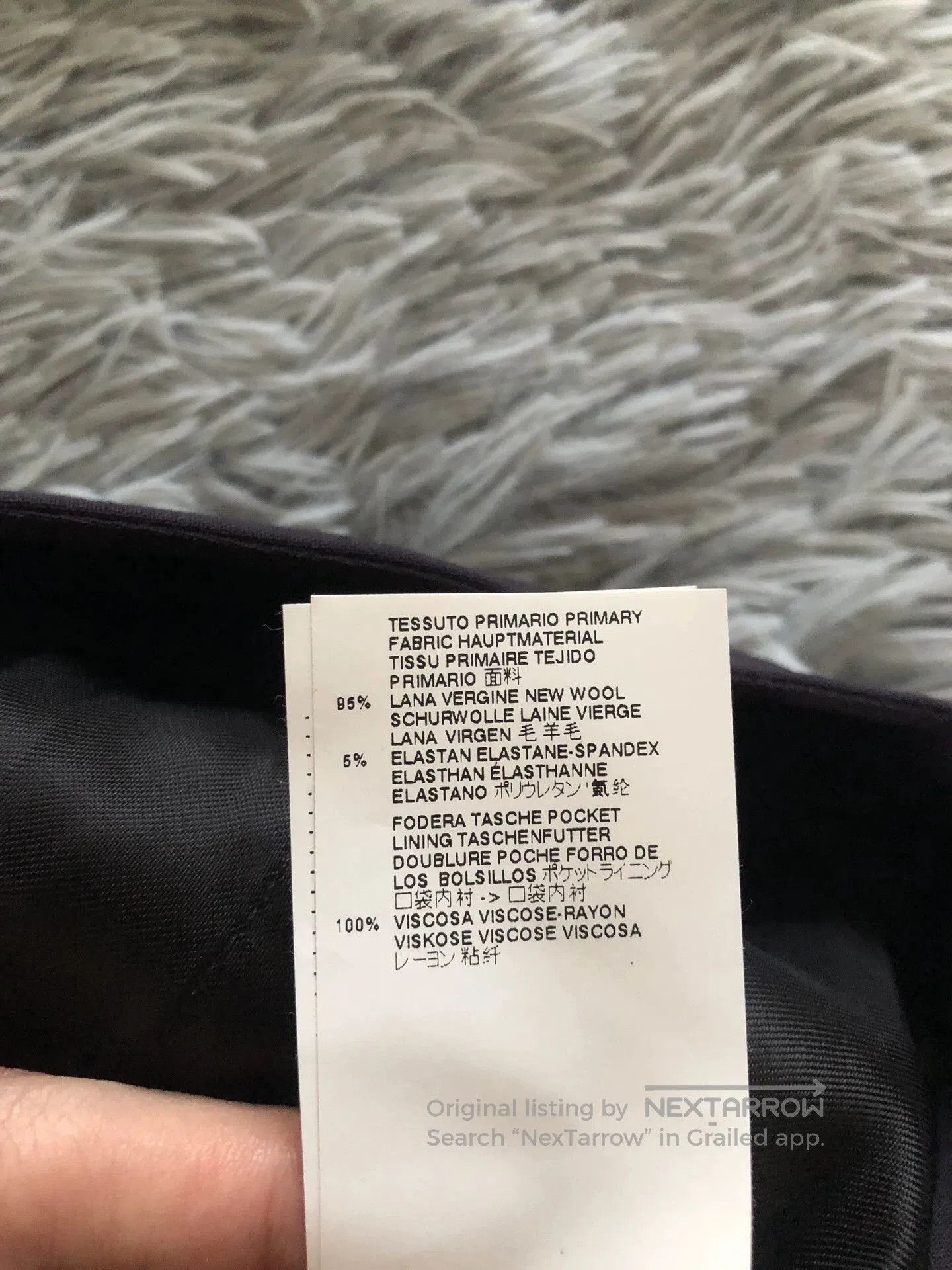 Maison Margiela Maison Margiela 16SS Wool Trousers. Size 37" - 6 Thumbnail