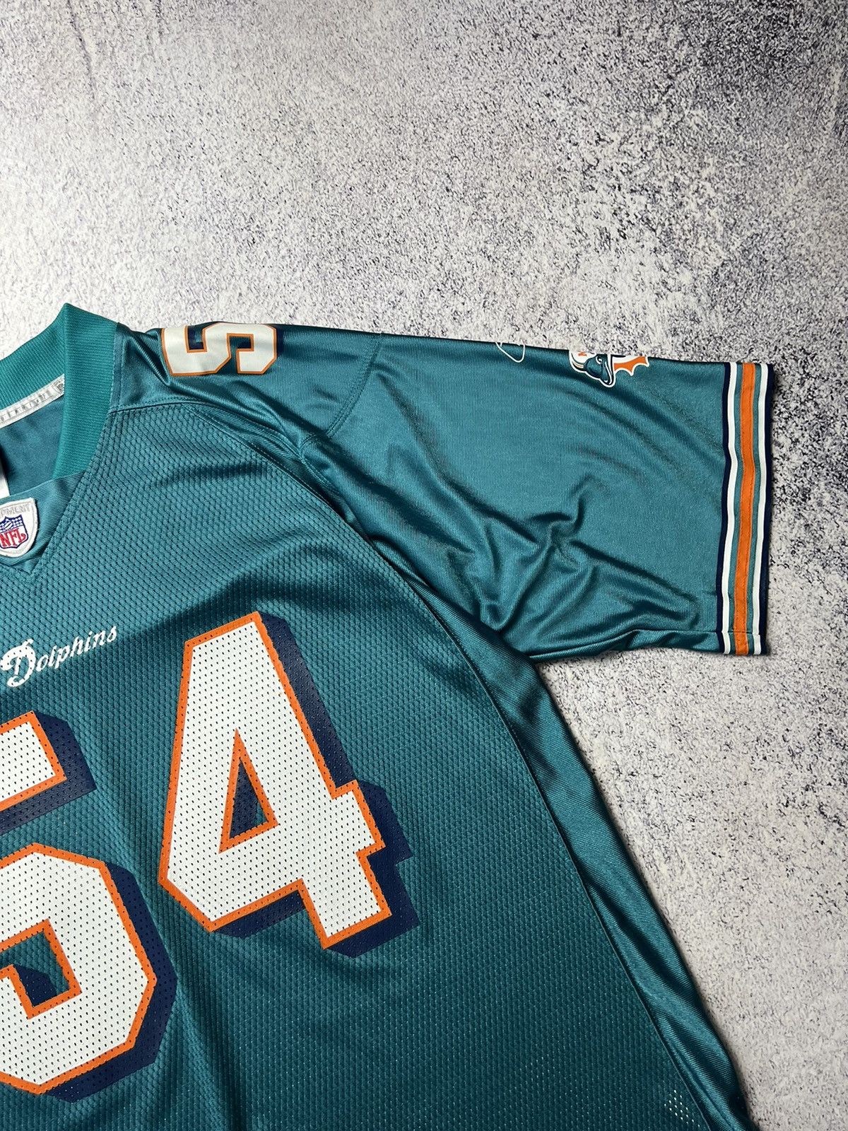 Reebok Vintage Miami Dolphins Jersey #54 Thomas NFL Football Reebok Size US L / EU 52-54 / 3 - 8 Thumbnail