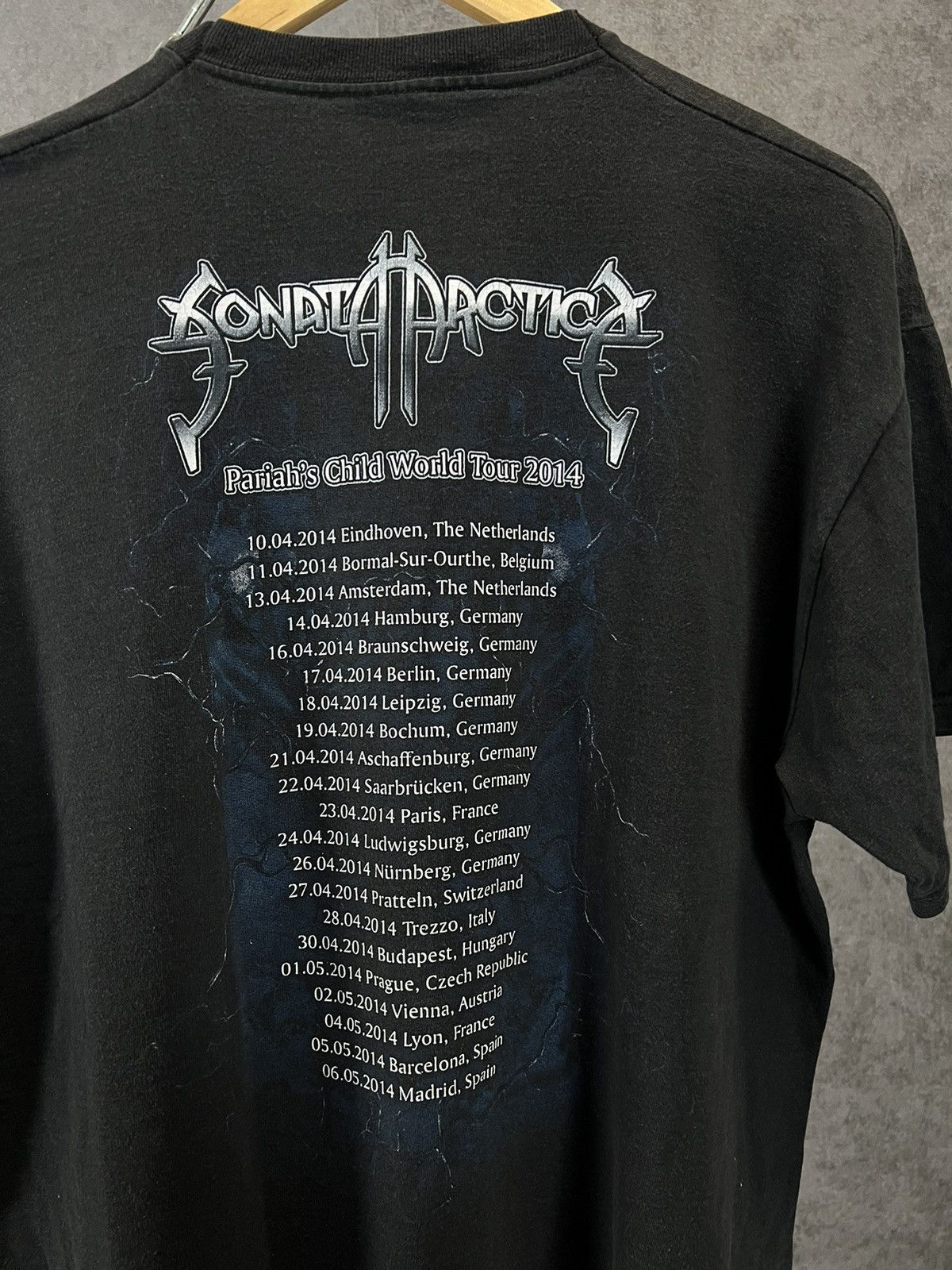 Band Tees Sonat Arctica rock band tour tee Size US XL / EU 56 / 4 - 6 Thumbnail