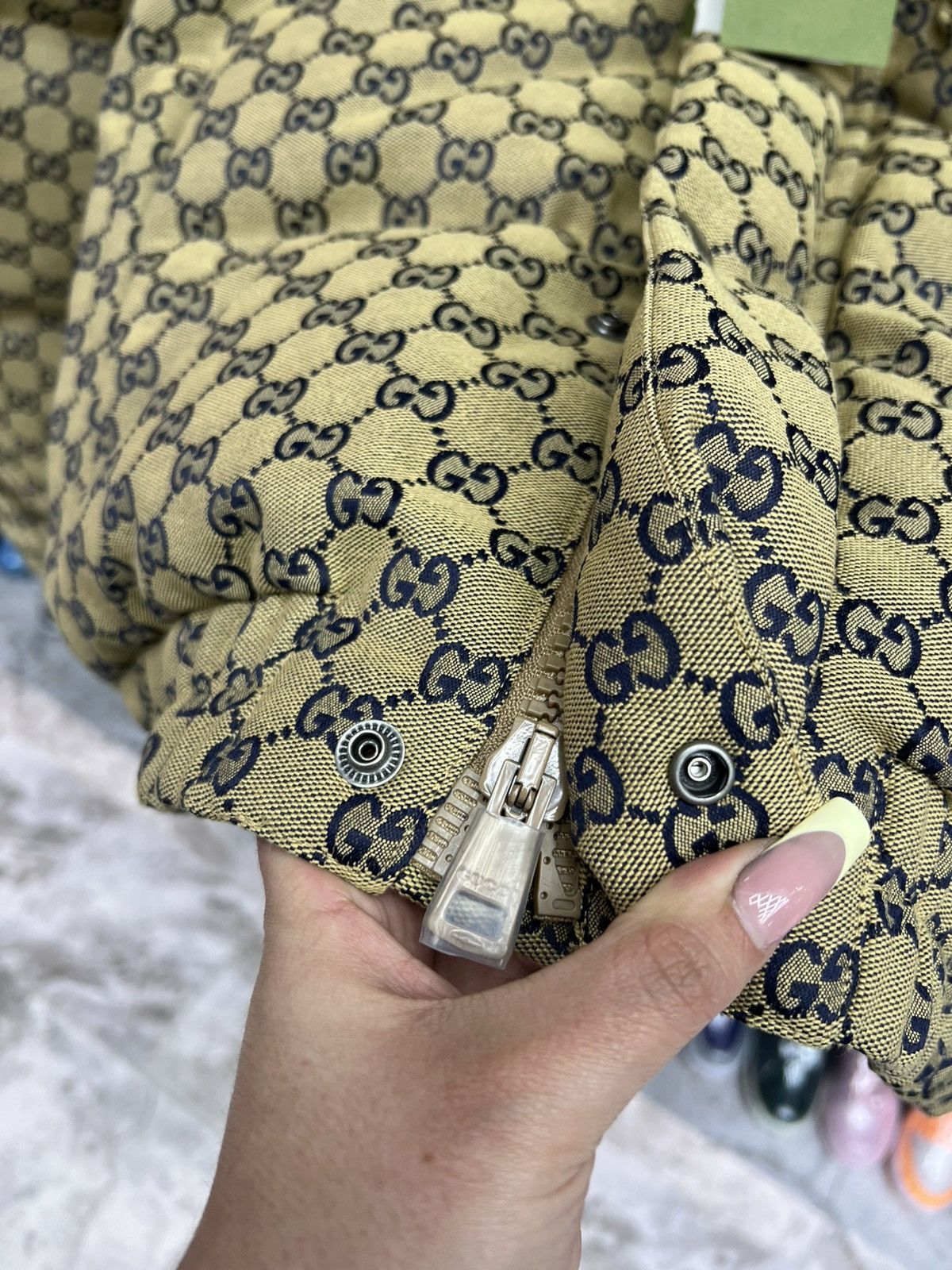 Gucci Gucci GG Canvas Puffer Jacket Size US XL / EU 56 / 4 - 12 Thumbnail