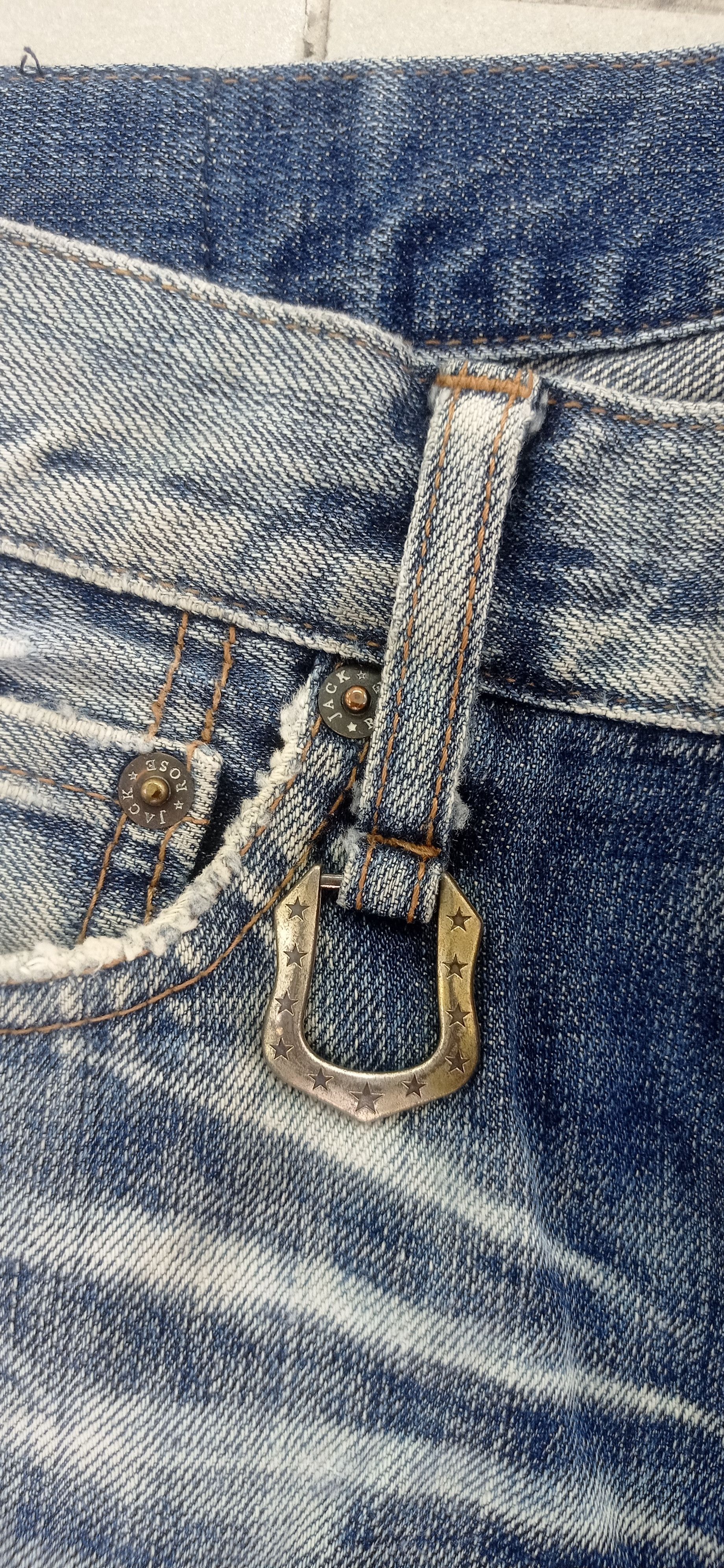 If Six Was Nine × Japanese Brand Japanese Brand Jackrose Seditionaries Rusty Flare Jeans Size US 29 - 13 Thumbnail