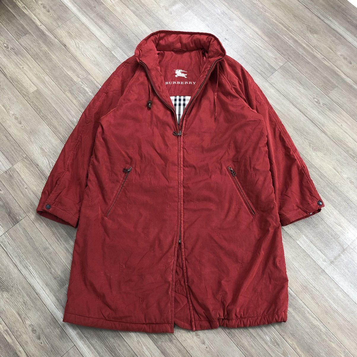 Burberry × Vintage Luxury Burberry London Nova Check Logo Long Coat Jacket Size US XL / EU 56 / 4 - 3 Thumbnail