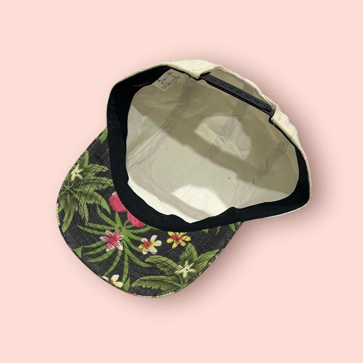 Japanese Brand × Vintage VINTAGE SMIR NASLI FLORAL VISOR 5 PANEL SNAPBACK HAT Size ONE SIZE - 23 Thumbnail