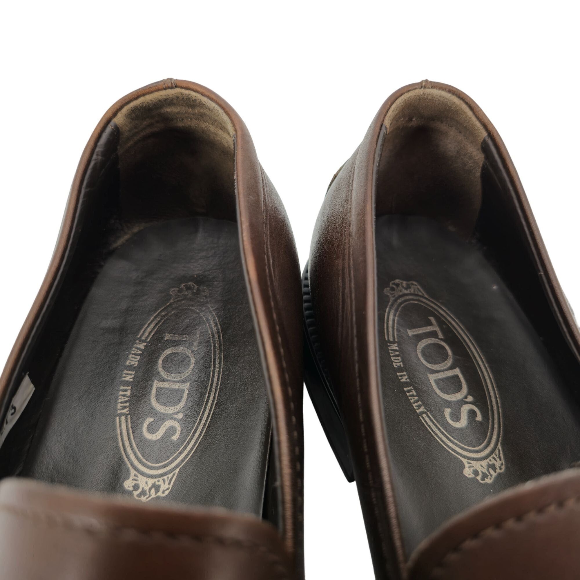 Tod's Tod's Italy Brown Leather Penny Loafers Mens 9 Dress Shoes Size US 9 / EU 42 - 8 Thumbnail