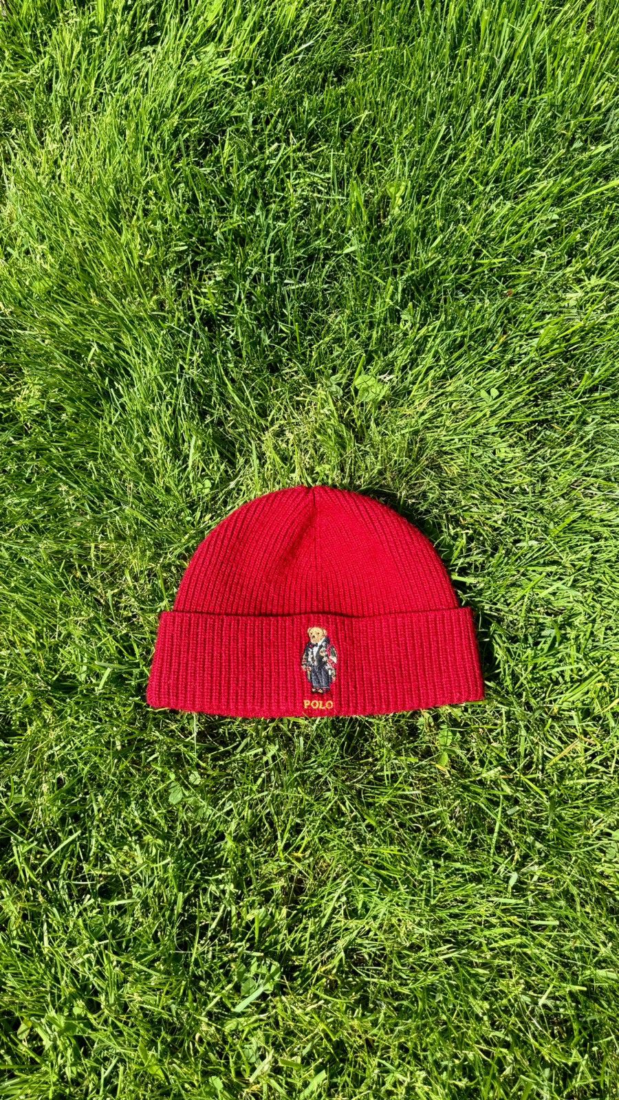 Polo Ralph Lauren Polo Bear, Polo Ralph Lauren Wool Red Size ONE SIZE - 1 Thumbnail