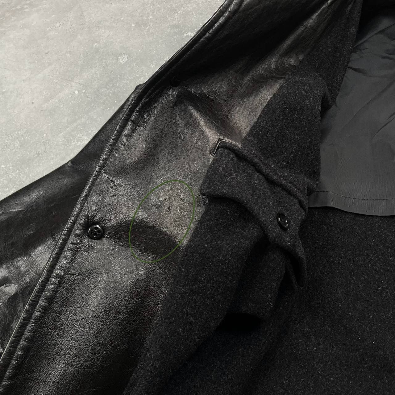 Kenzo Vintage Kenzo Homme Mid-Length Calf Leather Jacket Black L Size US L / EU 52-54 / 3 - 8 Thumbnail
