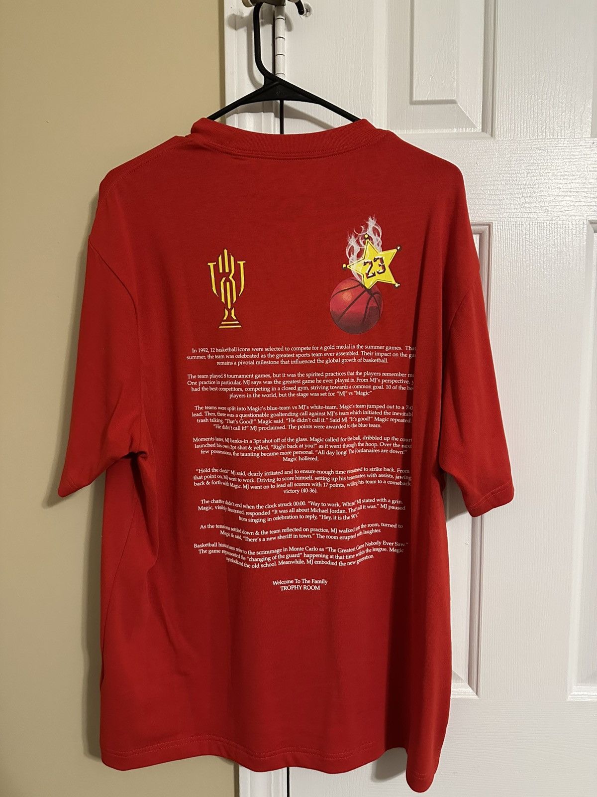 Jordan Brand Jordan x Trophy Room New Sheriff Tee Size US M / EU 48-50 / 2 - 2 Thumbnail