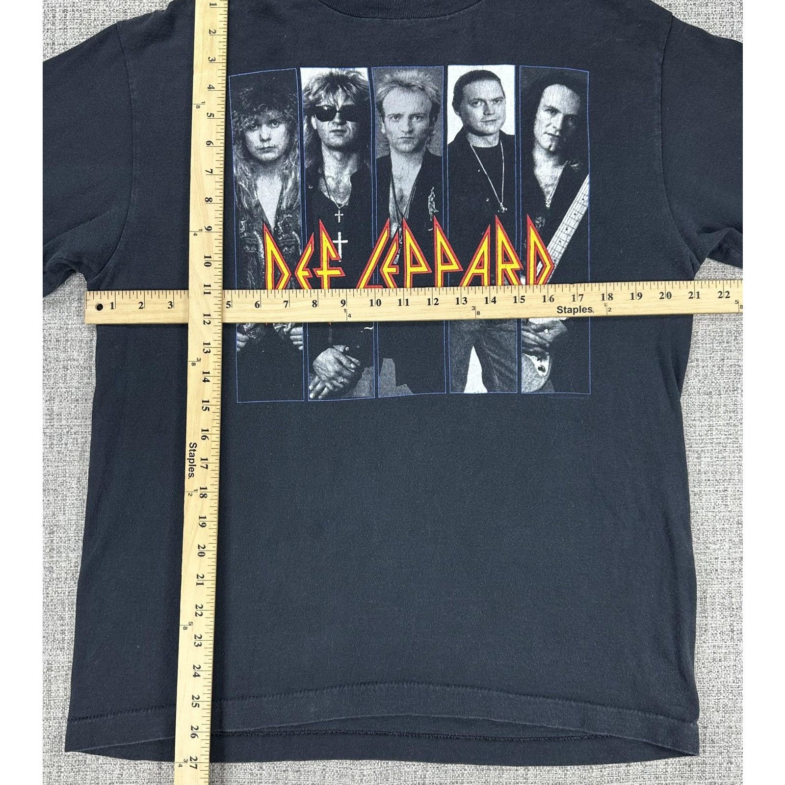Giant Def Leppard Shirt Large Black Adrenalize Band Tee Giant USA Size US L / EU 52-54 / 3 - 2 Thumbnail