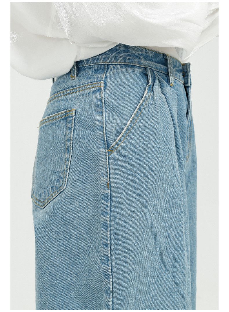Japanese Brand × Jean Japanese retro loose mid-rise wide-leg straight jeans Size US 32 / EU 48 - 5 Thumbnail