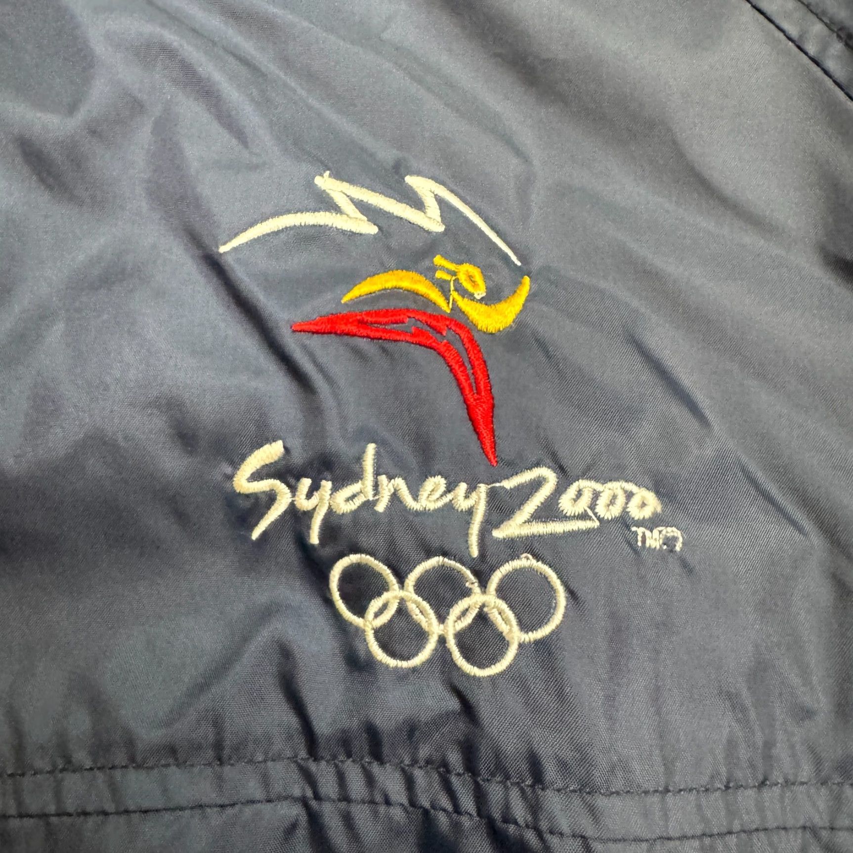 Vintage VINTAGE Sydney 2000 Half Zip Hoodie Windbreaker Jacket Men XL Blue Size US XL / EU 56 / 4 - 6 Thumbnail