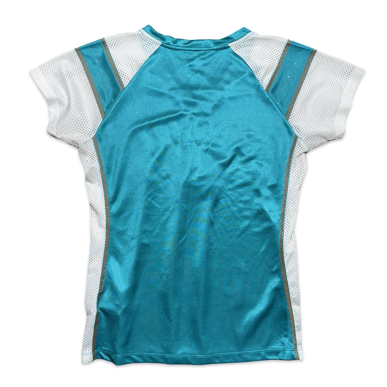 NFL Miami Dolphins Women's V-Neck Jersey Rhinestone Jersey Tee Size M / US 6-8 / IT 42-44 - 2 Thumbnail