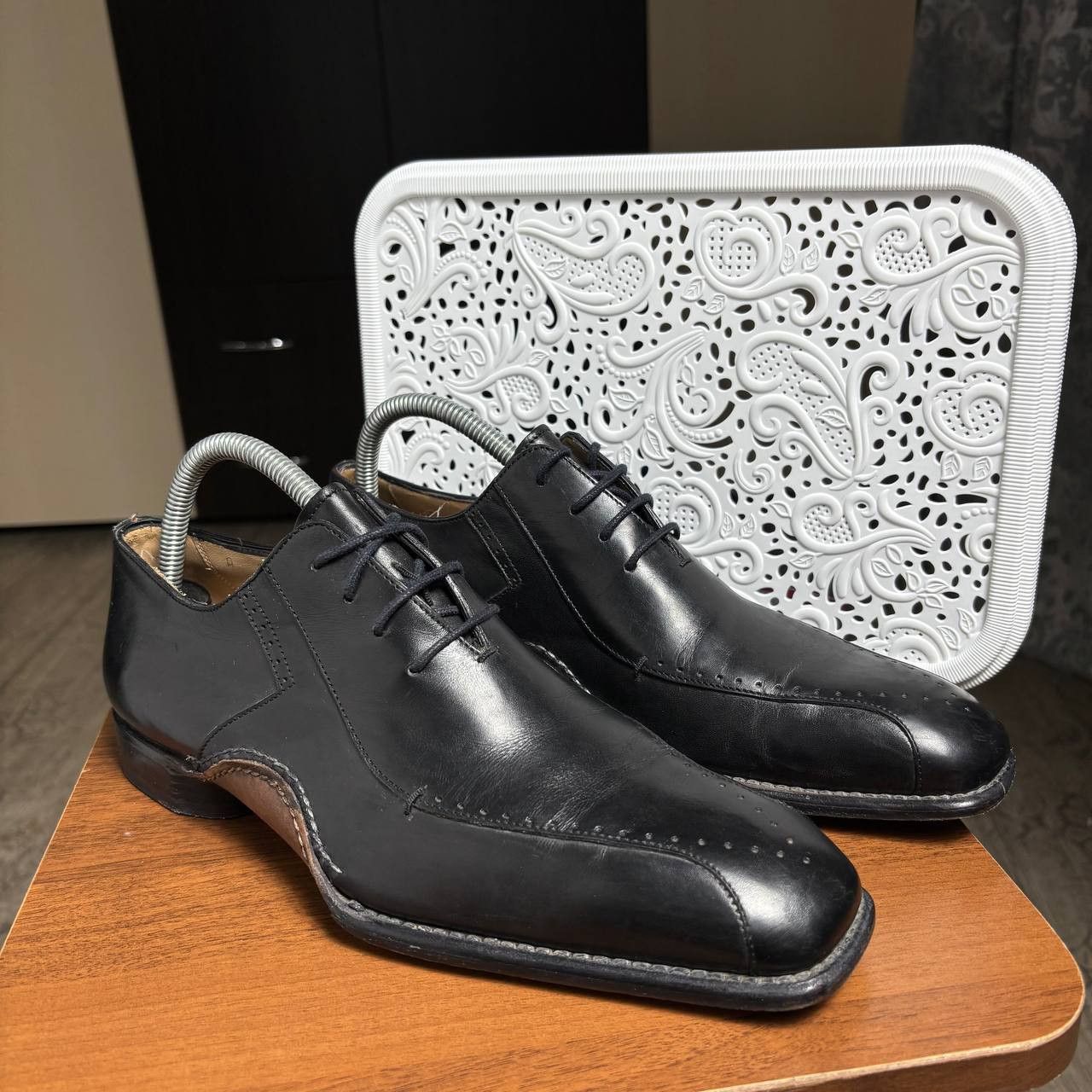 Pal Zileri Pal Zileri Oxford Split Toe Dress Shoes Made in Italy Size US 7 / EU 40 - 2 Thumbnail