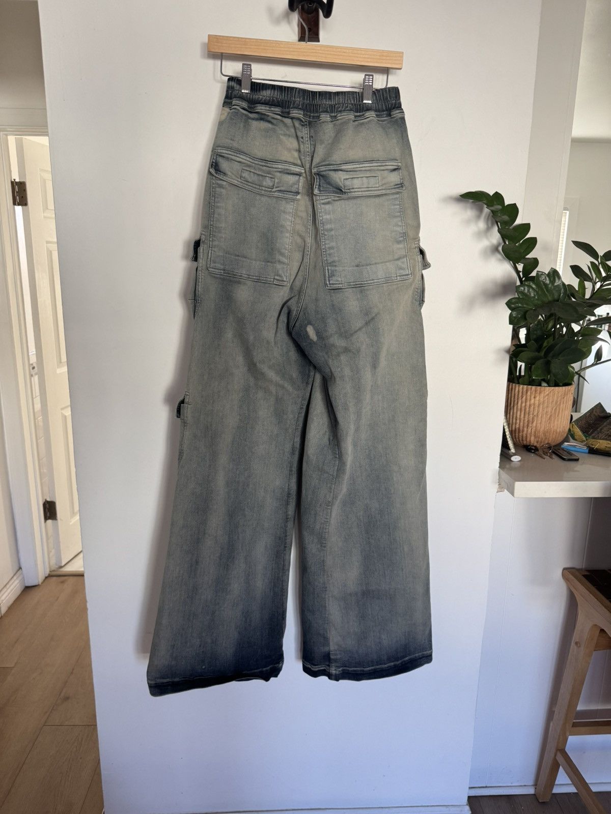 Rick Owens Sky Denim Cargobelas Size US 30 / EU 46 - 3 Thumbnail
