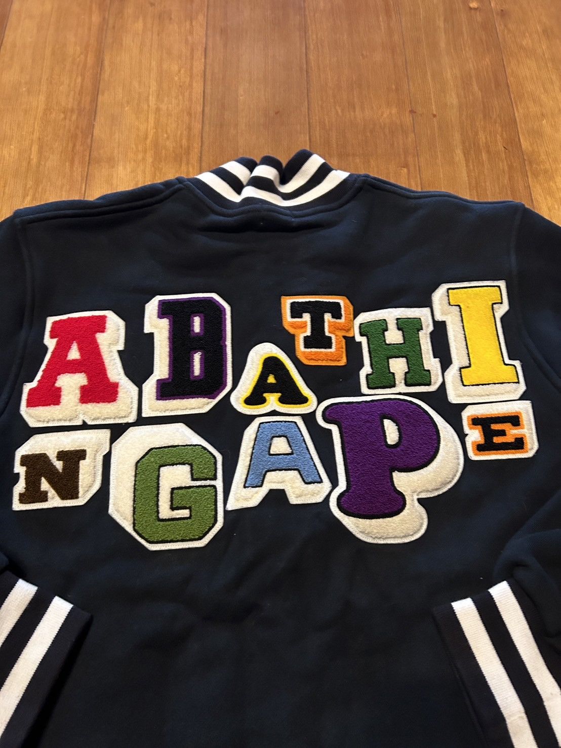 Bape Bape Black Patch Logo Jacket Japan Size US M / EU 48-50 / 2 - 3 Thumbnail
