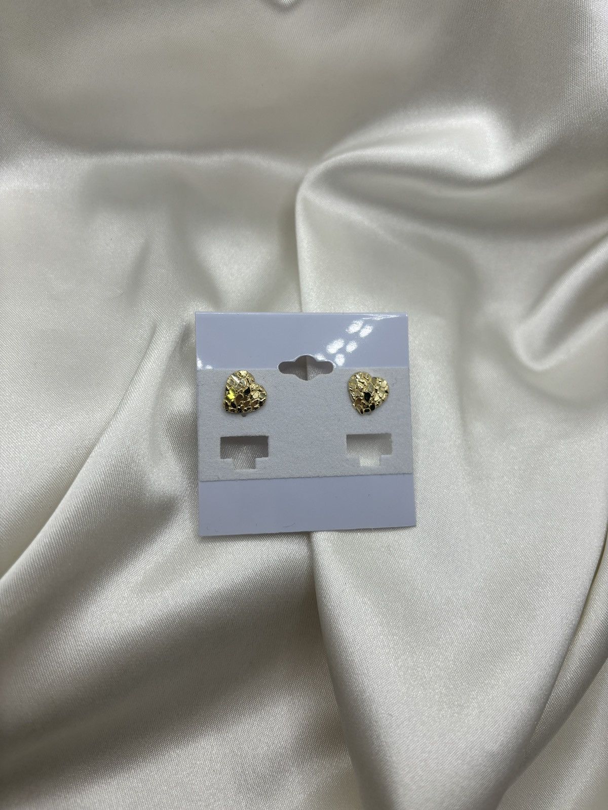 Other 10K Heart Nugget Earrings Size ONE SIZE - 6 Thumbnail