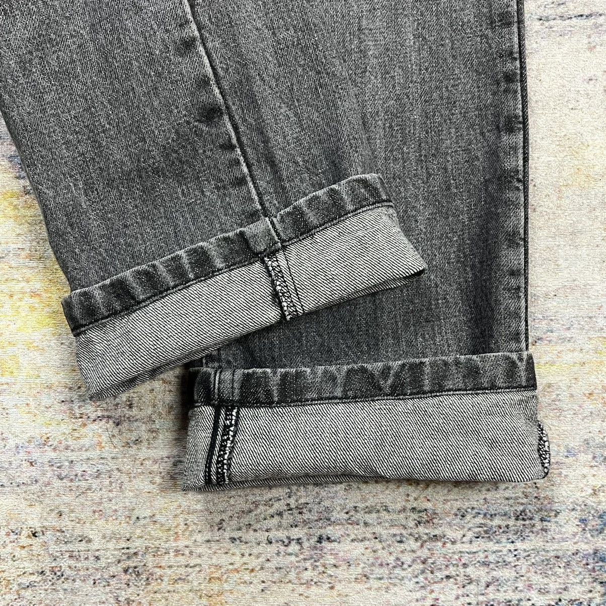 John Galliano John Galliano spell out leather logo denim pants Size US 31 - 11 Thumbnail
