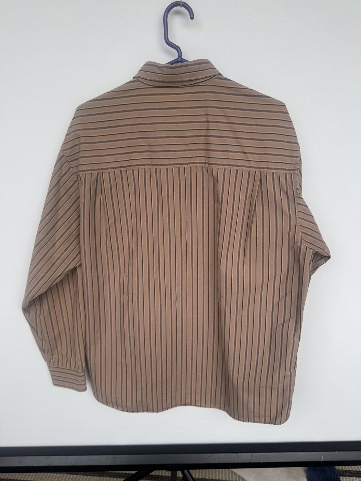 Haggar Brown Dress Shirt Button Up Size US L / EU 52-54 / 3 - 2 Thumbnail