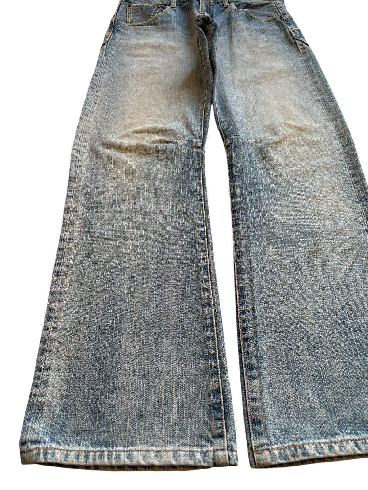 Japanese Brand Vintage Japanese Brand Selvedge Mud Wash Loose Jeans Size US 32 / EU 48 - 7 Thumbnail