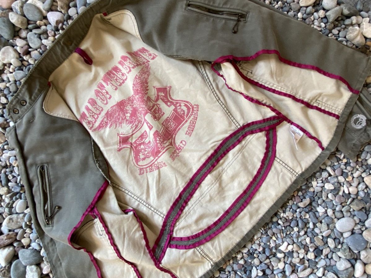 Diesel Vintage Diesel Black Gold x Japanese Biker Jacket 7Yr Brain Size US M / EU 48-50 / 2 - 6 Thumbnail