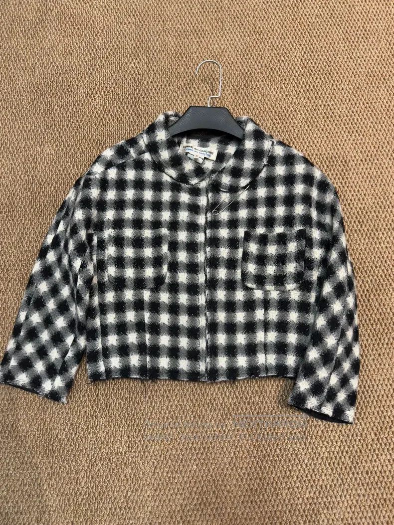 Comme des Garcons Comme Des Garcons Grid short coat Size S / US 4 / IT 40 - 1 Thumbnail