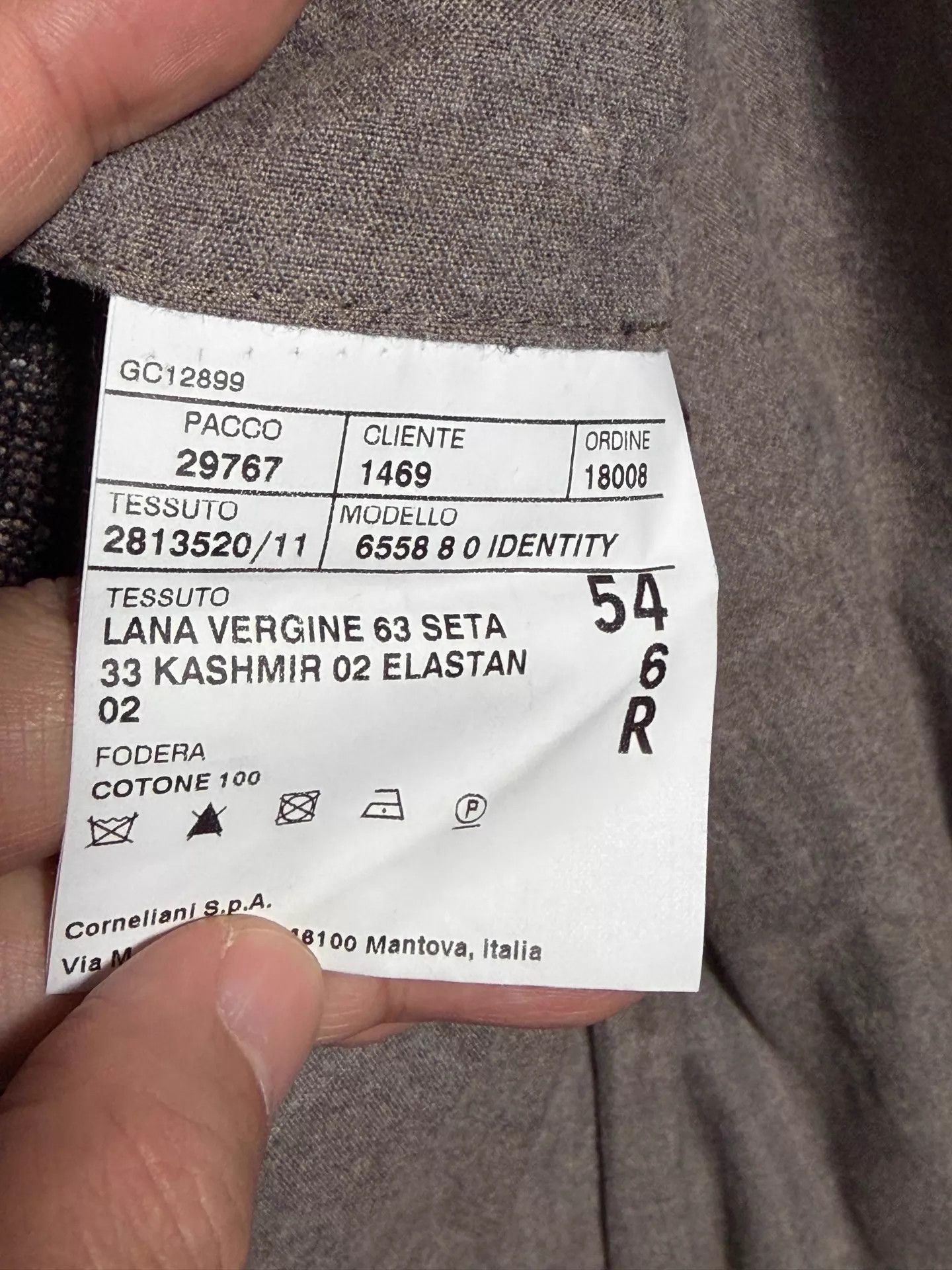 Corneliani Corneliani Slim Fit Detachable Lining Suit Jacket 54 Size 54R - 8 Thumbnail