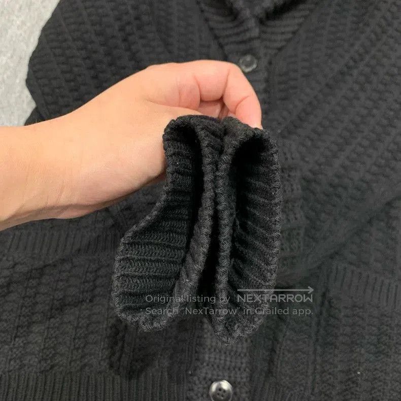 Prada Prada Black Wool Knit Cardigan Sweater. Size US L / EU 52-54 / 3 - 6 Thumbnail