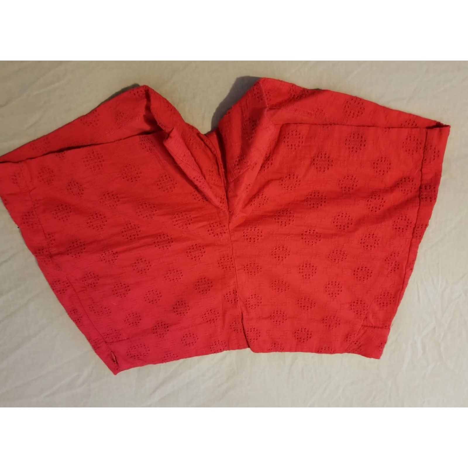 Banana Republic Banana Republic Womens Red Cotton Chino Shorts 6 Size 28" / US 6 / IT 42 - 2 Thumbnail