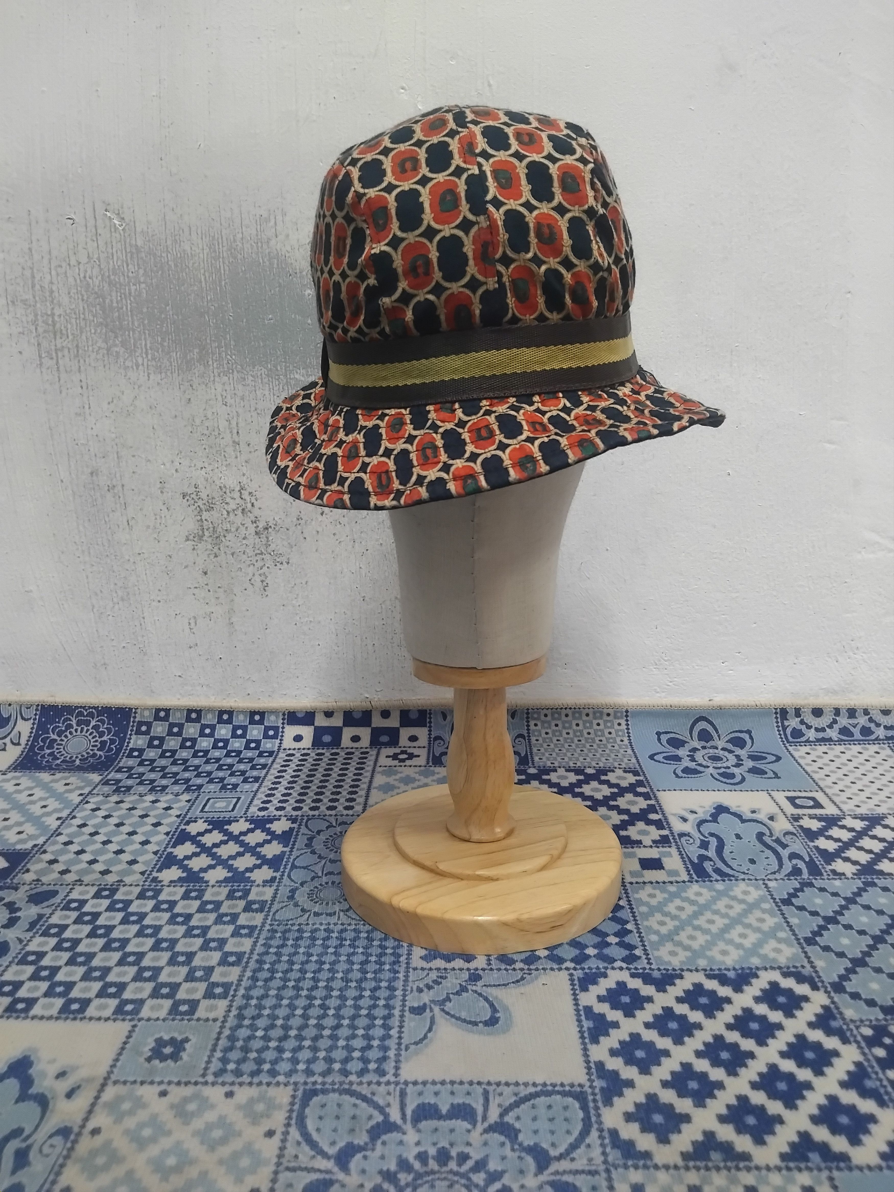 Japanese Brand Nanashi japanese abstract harajuku hat Size ONE SIZE - 5 Thumbnail