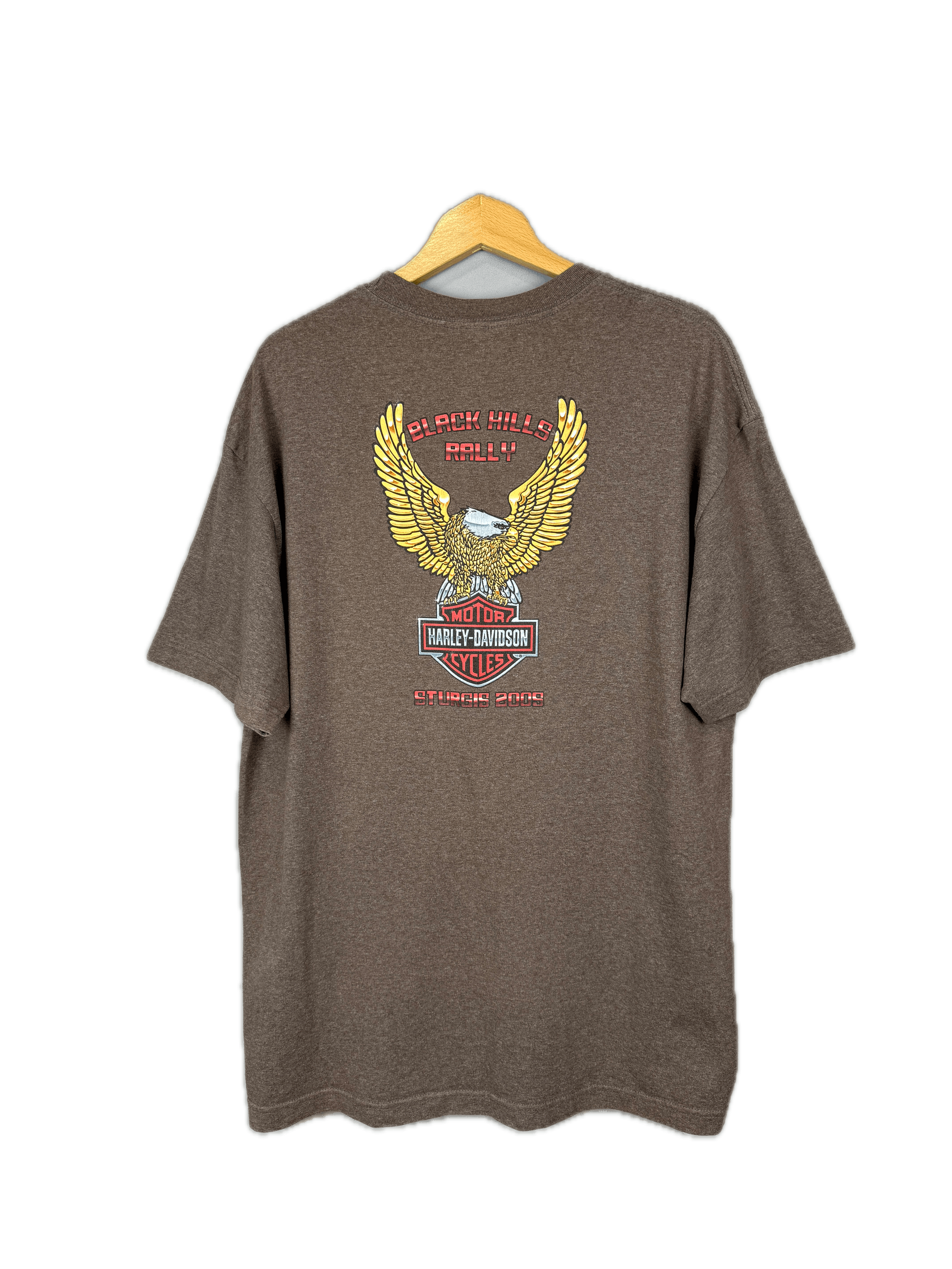 Harley Davidson × Vintage Vintage Harley Davidson Tee 2005 Sturgis Black Hills Raily Size US XL / EU 56 / 4 - 1 Thumbnail
