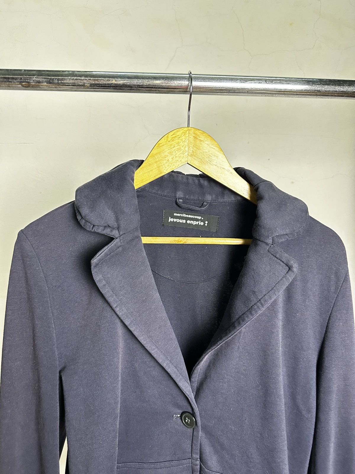 Issey Miyake Mercibeaucoup Fluffy Collar Jacket Size US M / EU 48-50 / 2 - 6 Thumbnail