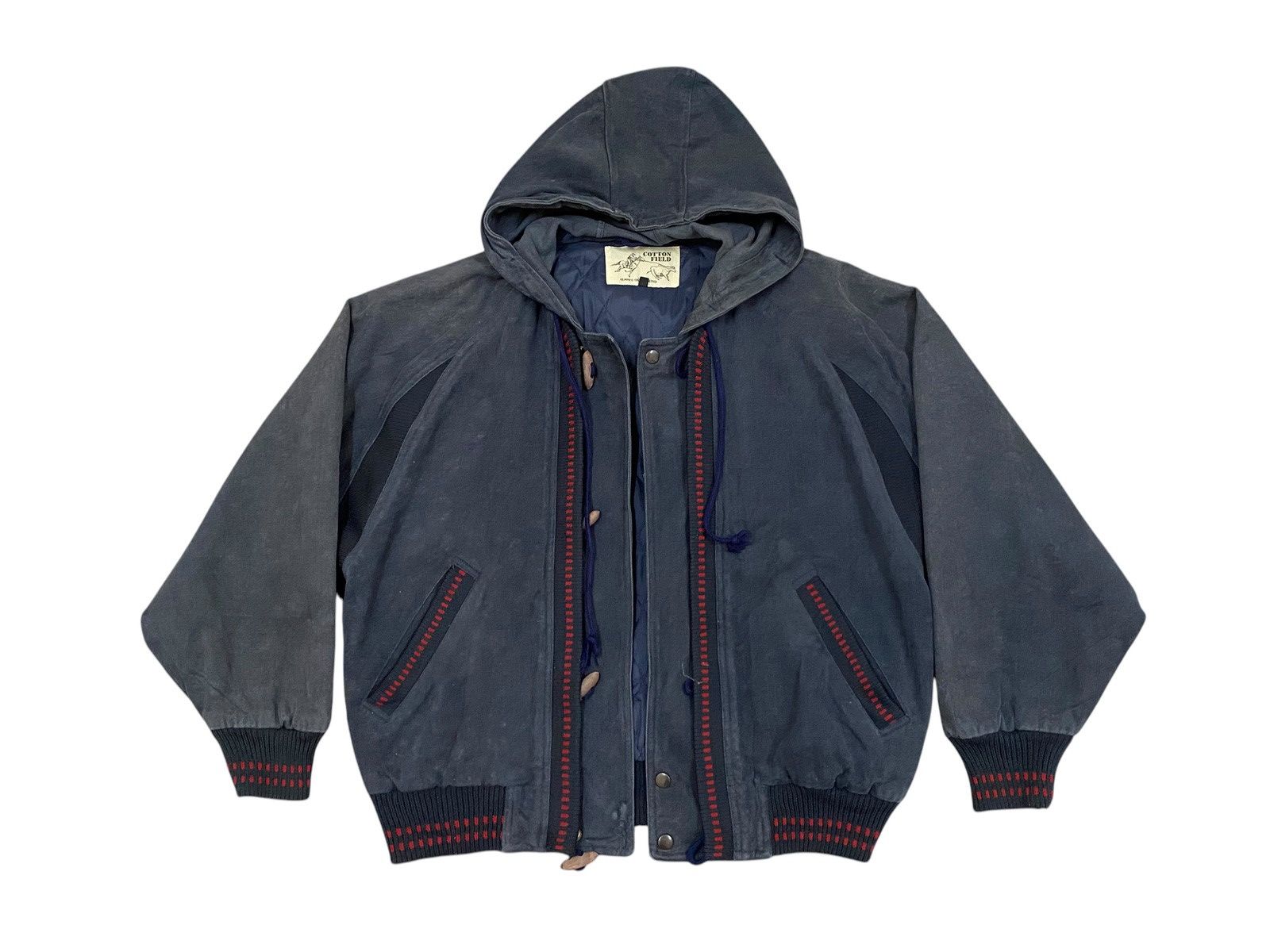 Vintage Vtg Active Jacket - Cotton Field Size US L / EU 52-54 / 3 - 1 Thumbnail
