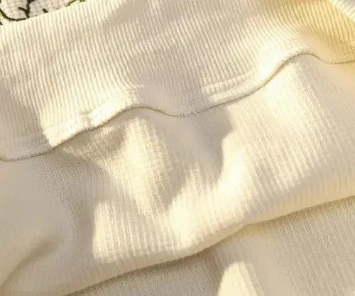 Other Rabbit Embroidered Waffle Polo Collar Sweater Size US L / EU 52-54 / 3 - 2 Thumbnail