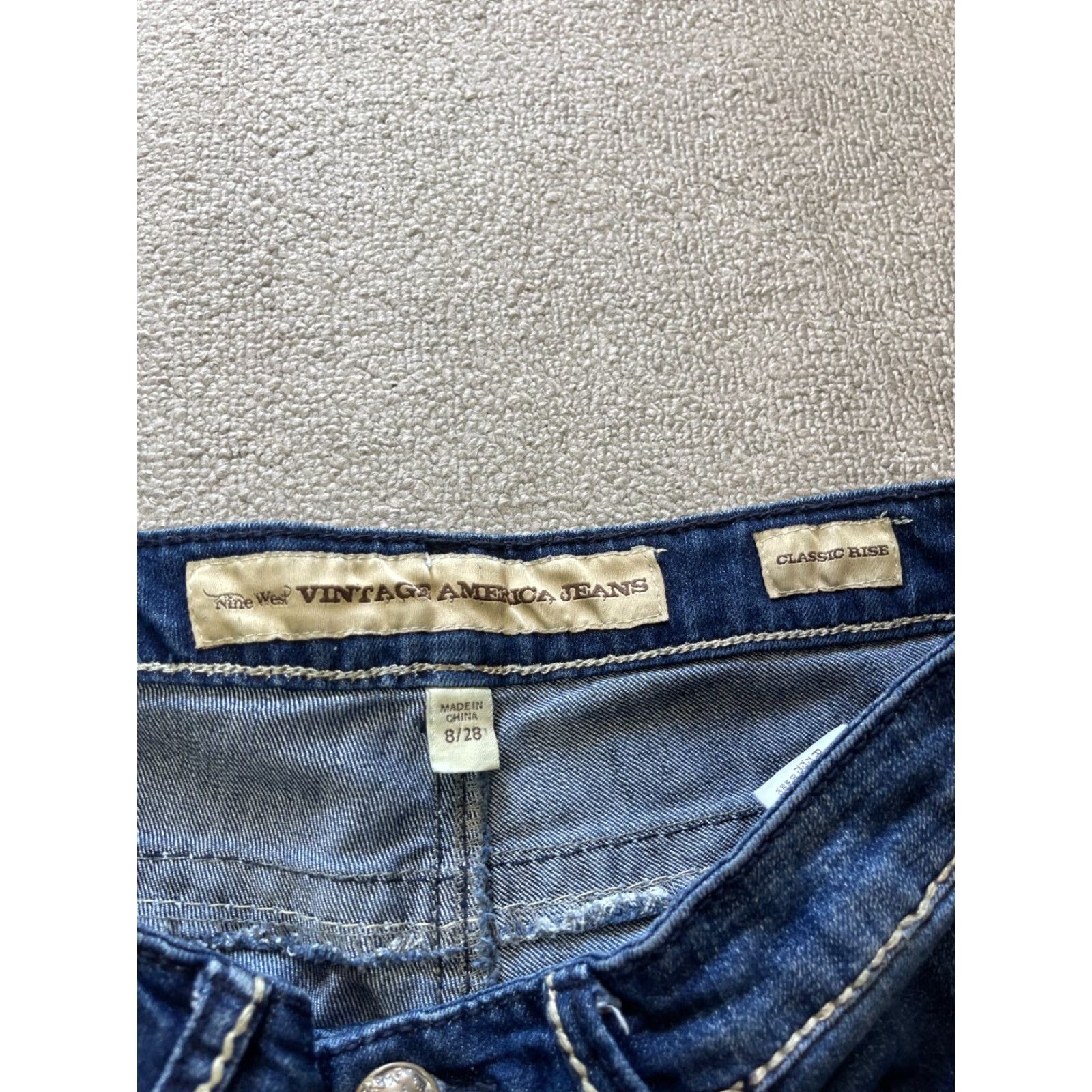 Nine West Nine West Women’s Jeans Blue Denim Size 8 / 28 Ankle Pants Regular Denim Women Blue 8 Summer"} Size 30" / US 8 / IT 44 - 4 Thumbnail
