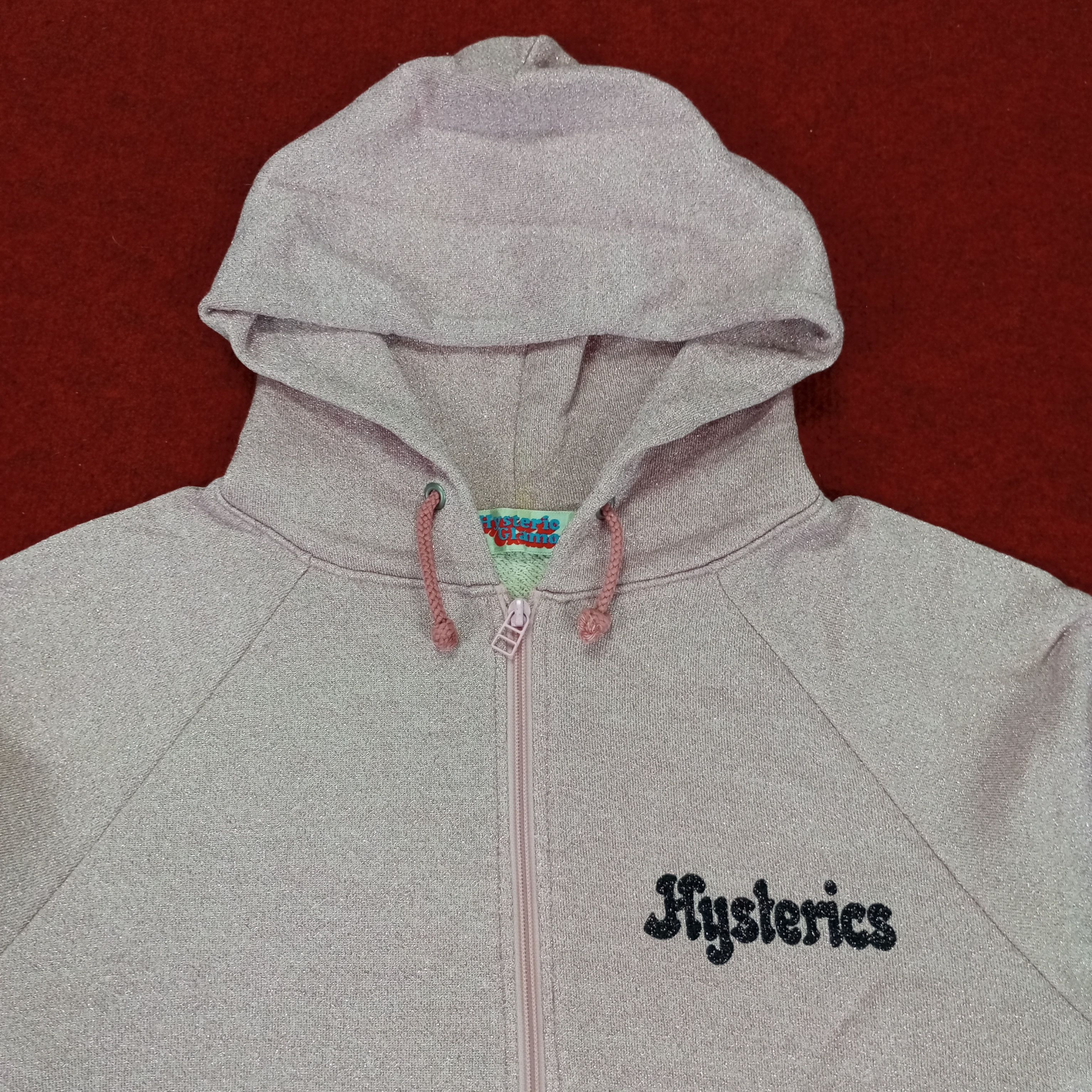 Hysteric Glamour × Japanese Brand × Vintage Hysteric Glamour Japanese Brand Rare Design Zipper Hoodies Size XS / US 0-2 / IT 36-38 - 4 Thumbnail
